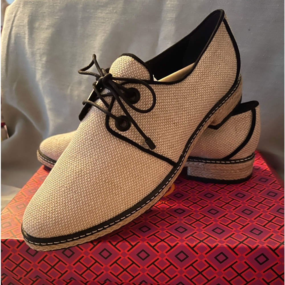 Tory Burch Fawn Oxford Espadrille - New in original box